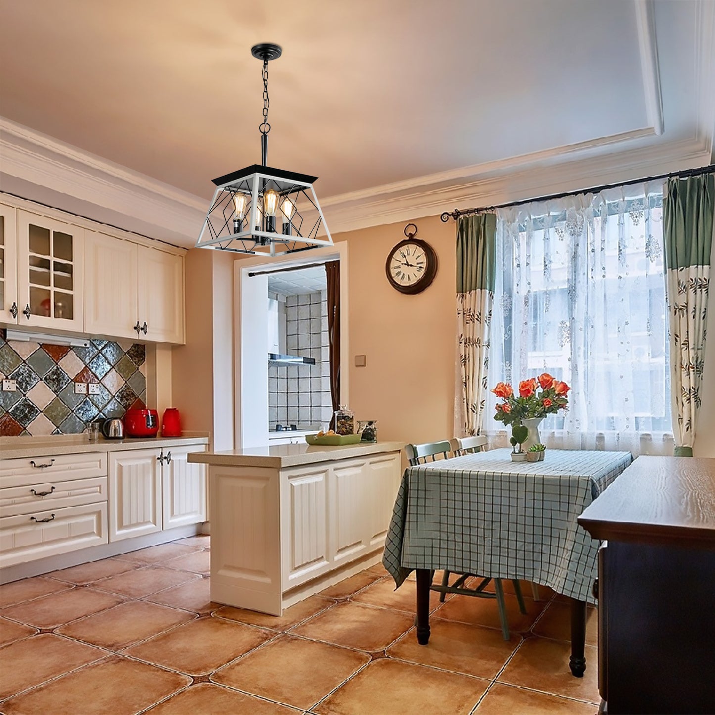 4-Light Farmhouse Chandeliers