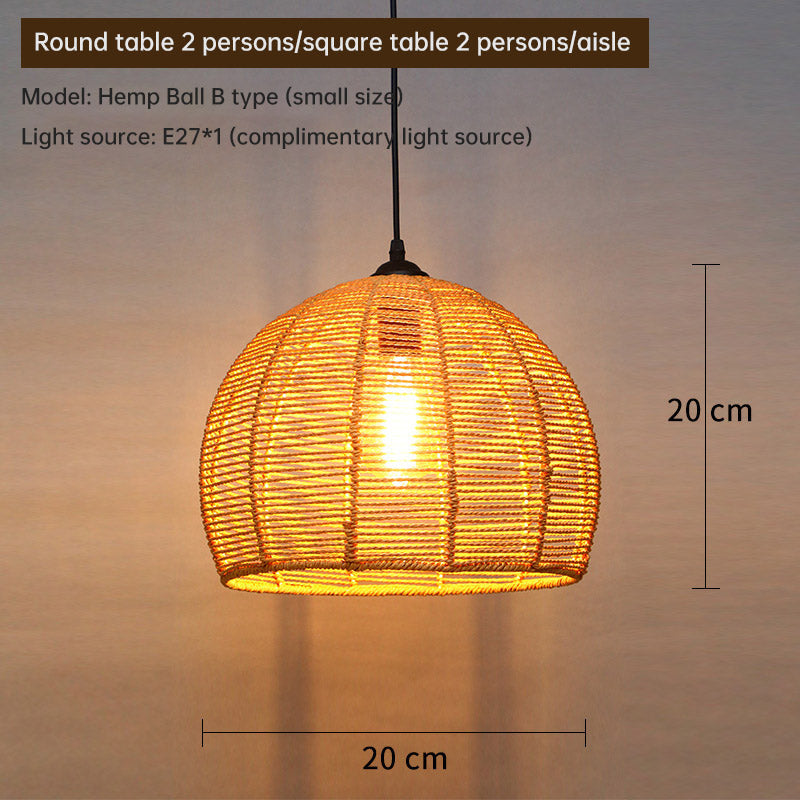 Hemp Rope Chandelier