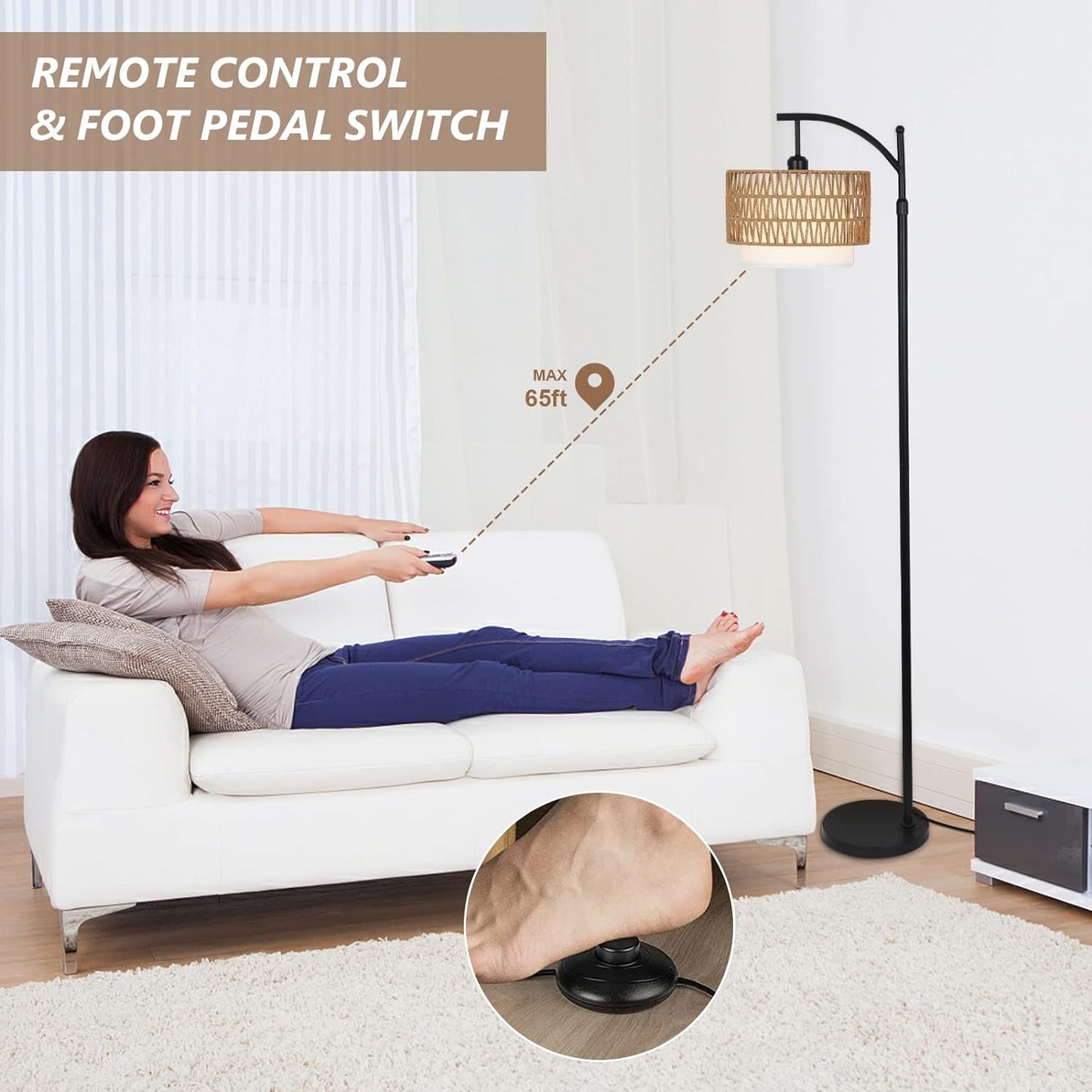 Arc Floor Lamp straight shaped