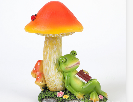 Solar Frog Lamp