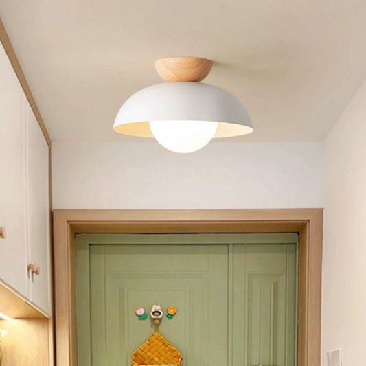 Japanese Wooden Pendant Light