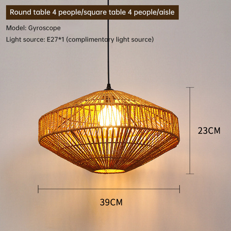 Hemp Rope Chandelier