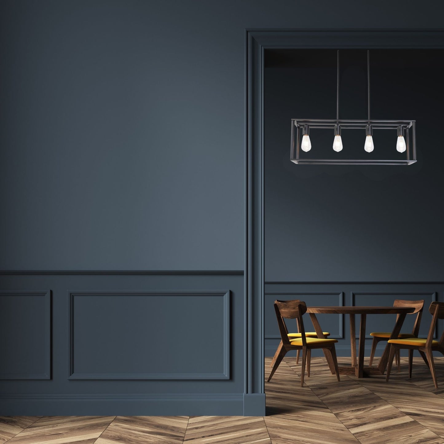 4 Light Modern Chandeliers