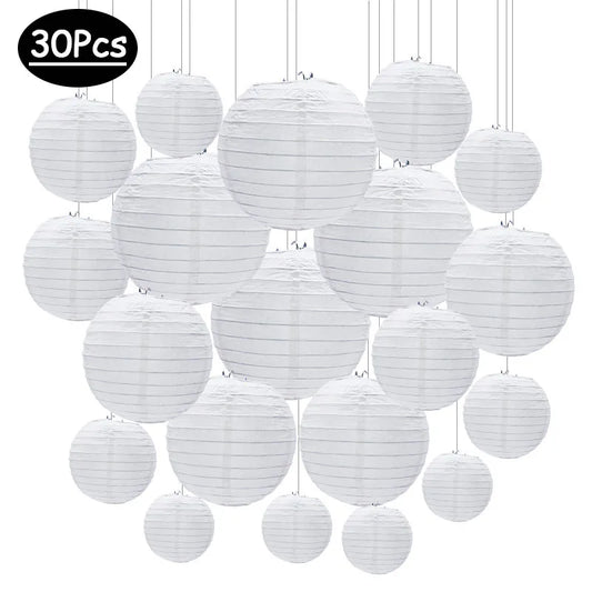 White Paper Lanterns