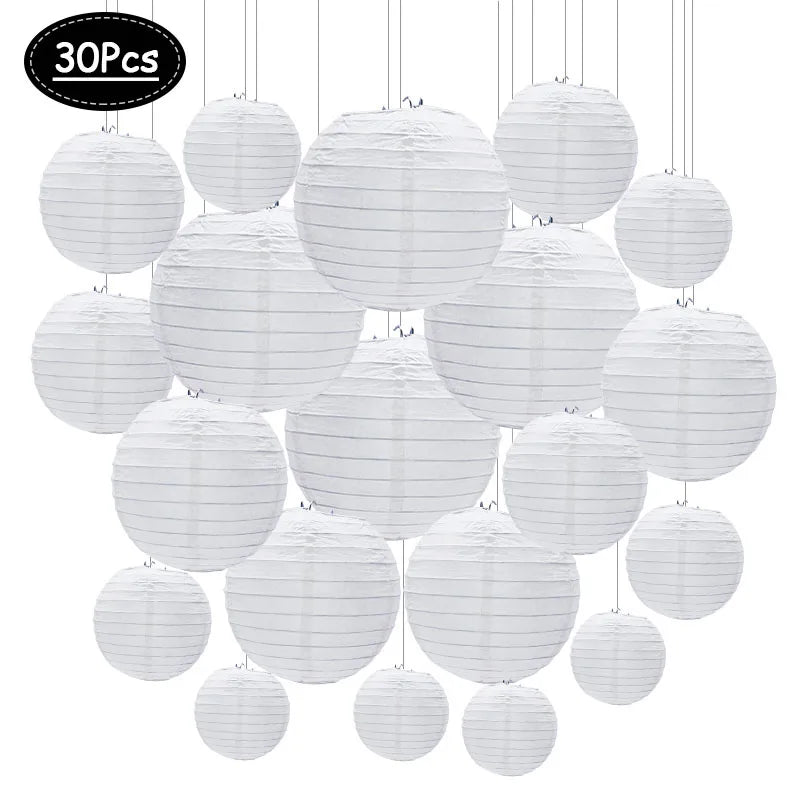 White Paper Lanterns