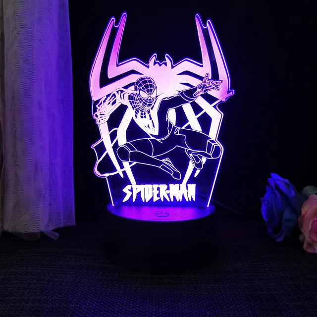 Spiderman 3D Night Light