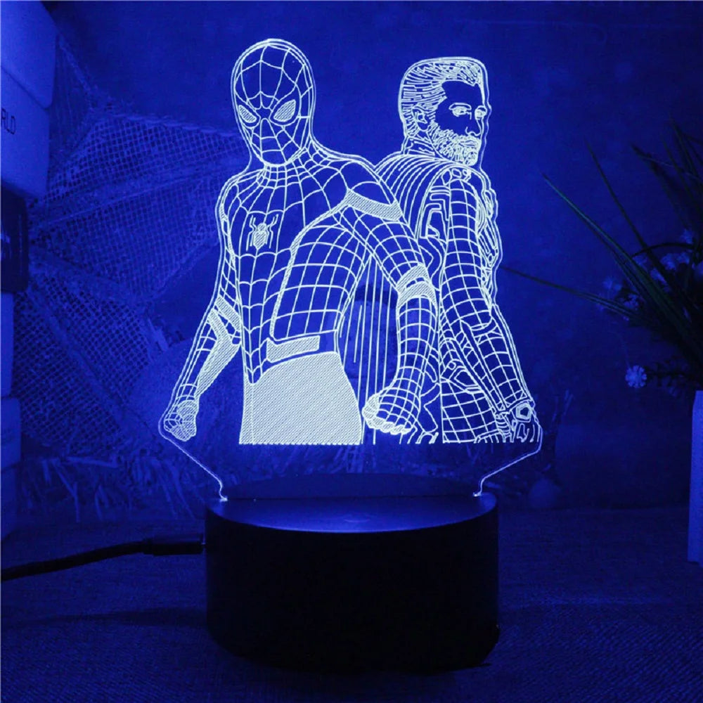Spiderman 3D Night Light