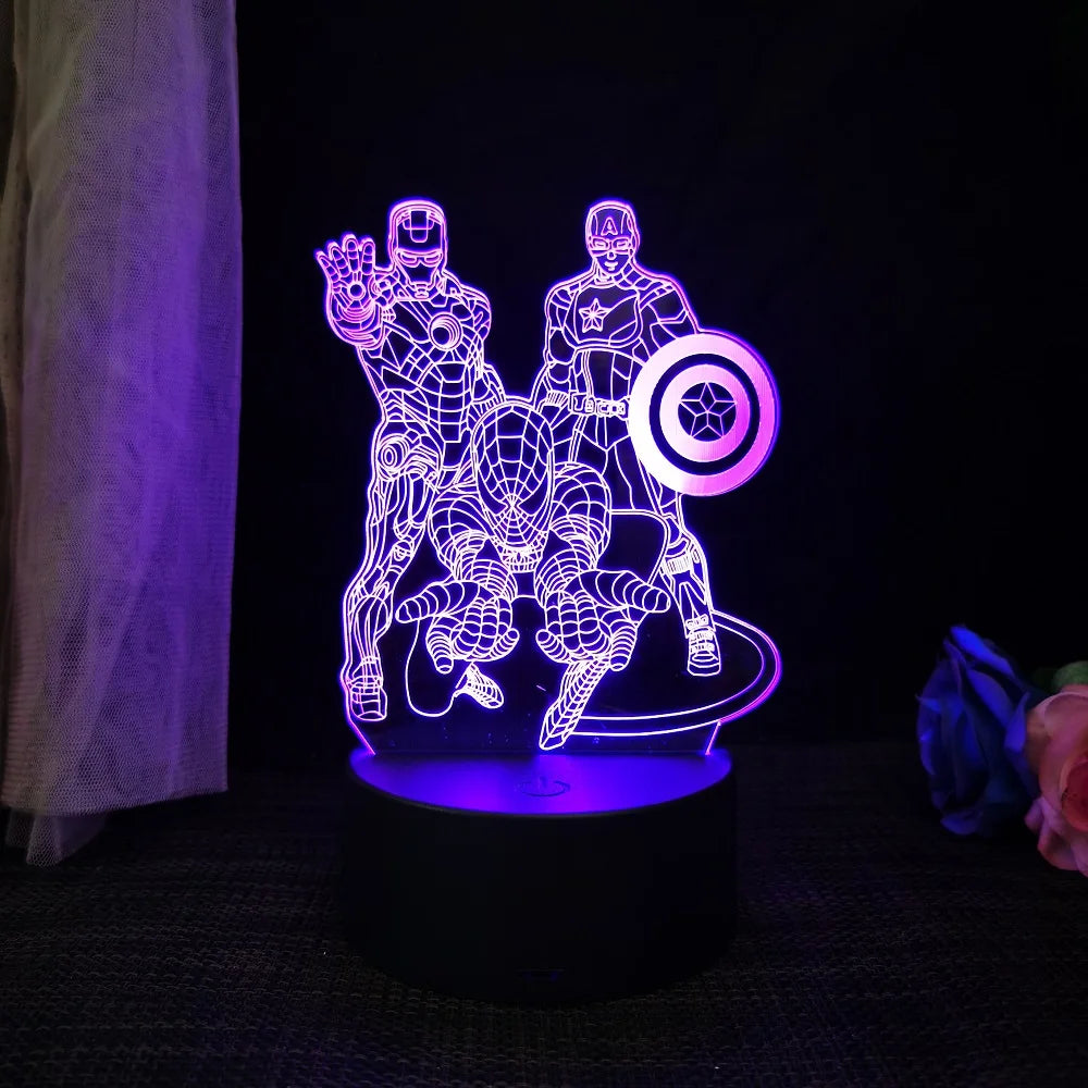 Spiderman 3D Night Light